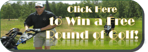 Minnesota golf course newsletter with chance to win free golf