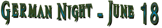 German Night - June 18